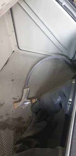 Sand blast cabinet - sand,
