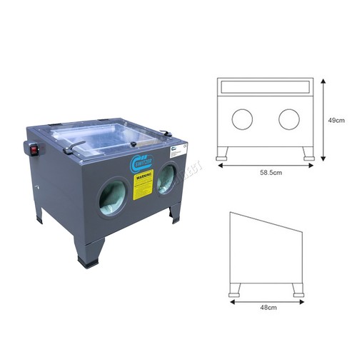 Sand blaster 90l - 90l, duty