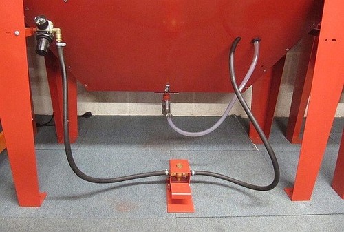 Sand blast cabinet conversion - sand,