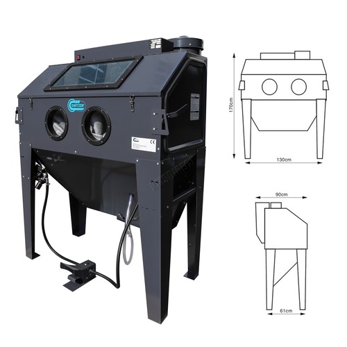 Sand blaster blasting - blaster, machine