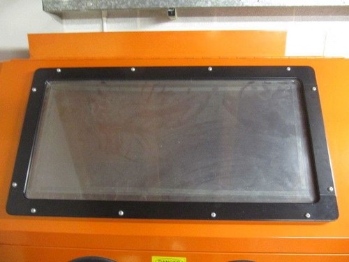 Sand blast cabinet - sand, metal