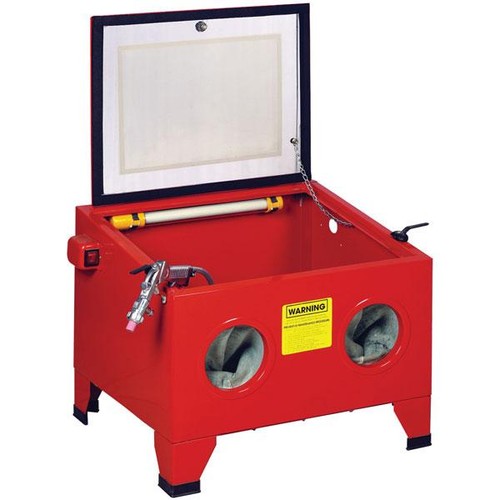 Sand blasting cabinet - cabinet, with
